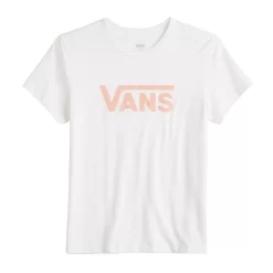 Juniors' Vans Coral "Vans" Logo Graphic Tee -Vans® Shop 5548903 ALT5