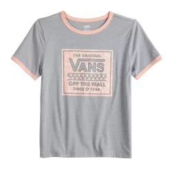 Juniors' Vans "Off The Wall" Logo Graphic Tee -Vans® Shop 5548920 ALT5