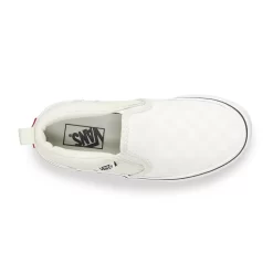 Vans® Asher Girls' Slip-On Sneakers -Vans® Shop 5741142 ALT4