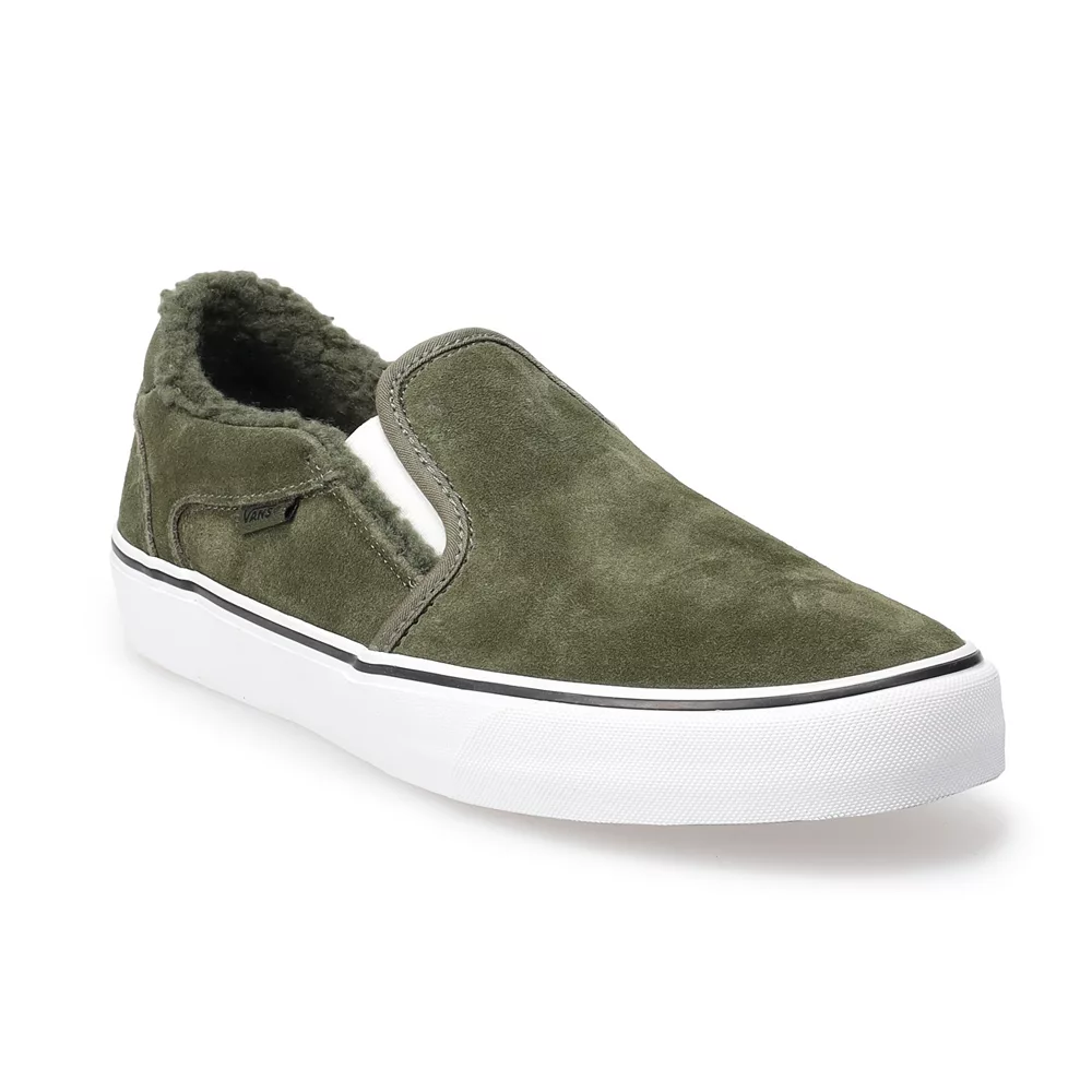 Vans® Asher DX Men's Suede Slip-On Shoes
