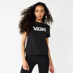 Juniors' Vans Drop Logo Graphic Tee